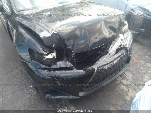 Closeup of the damage